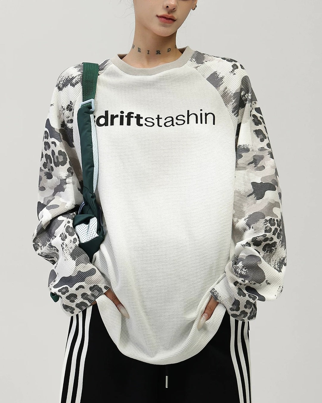 ニュアンス柄ラグランTシャツ SL964