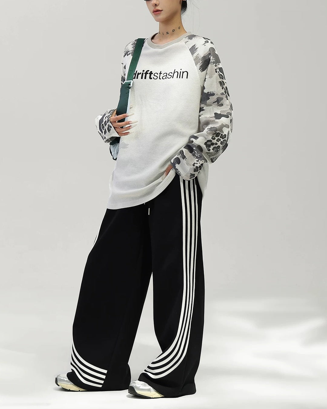 ニュアンス柄ラグランTシャツ SL964