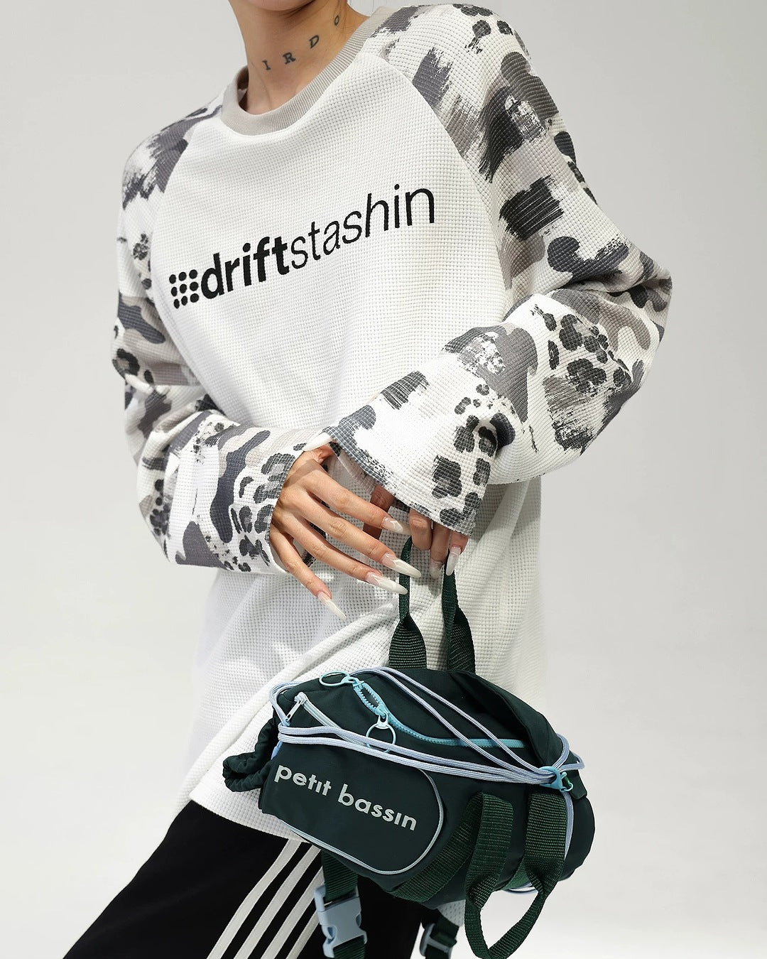 ニュアンス柄ラグランTシャツ SL964