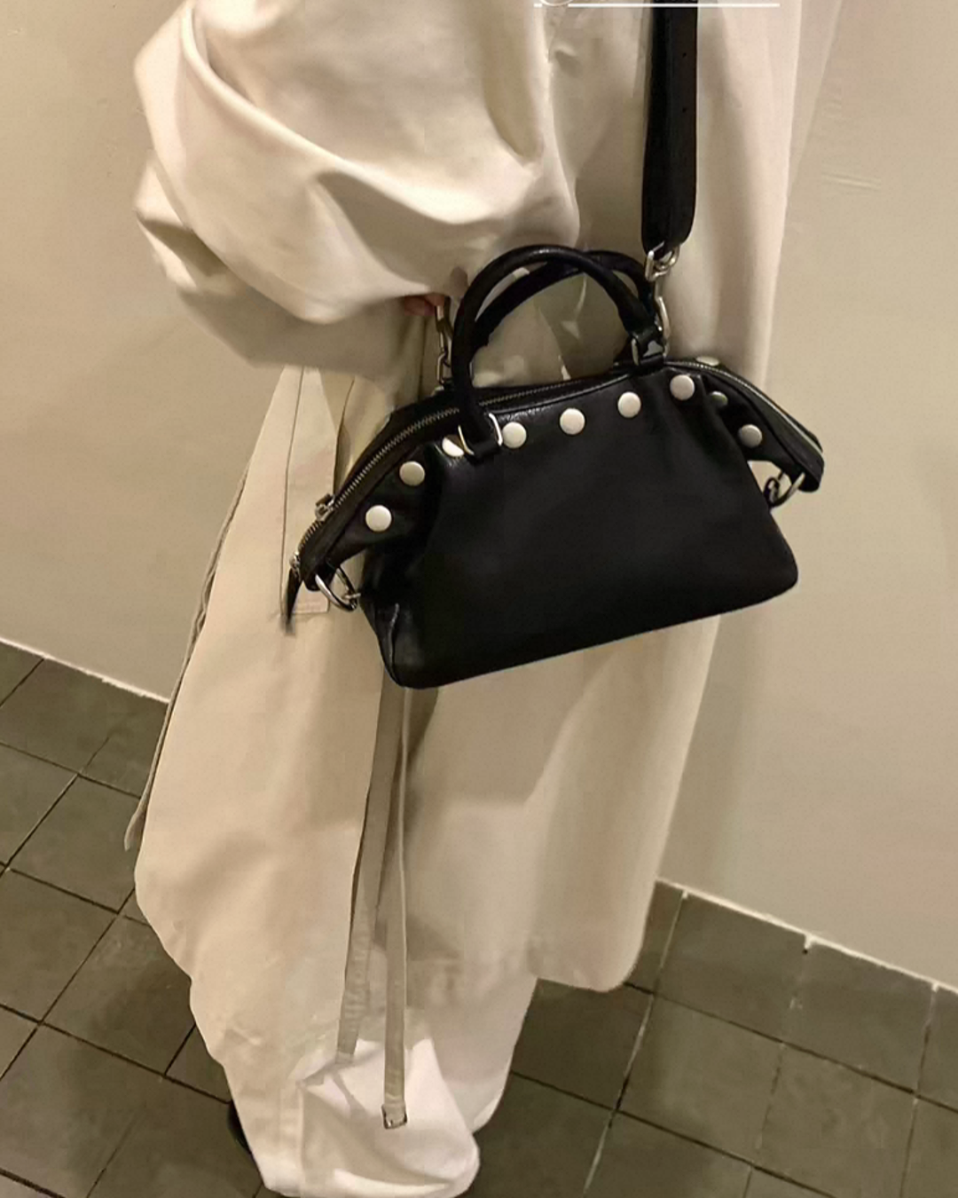 スタッズデザインハンドバッグ SL987