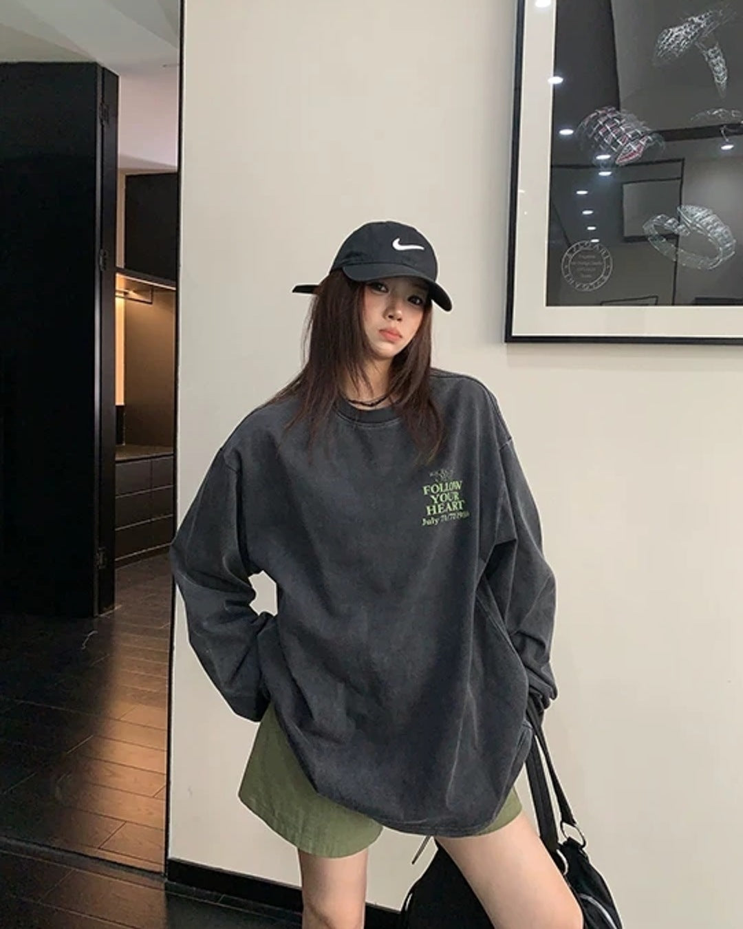 バックプリントロングTシャツ SL988