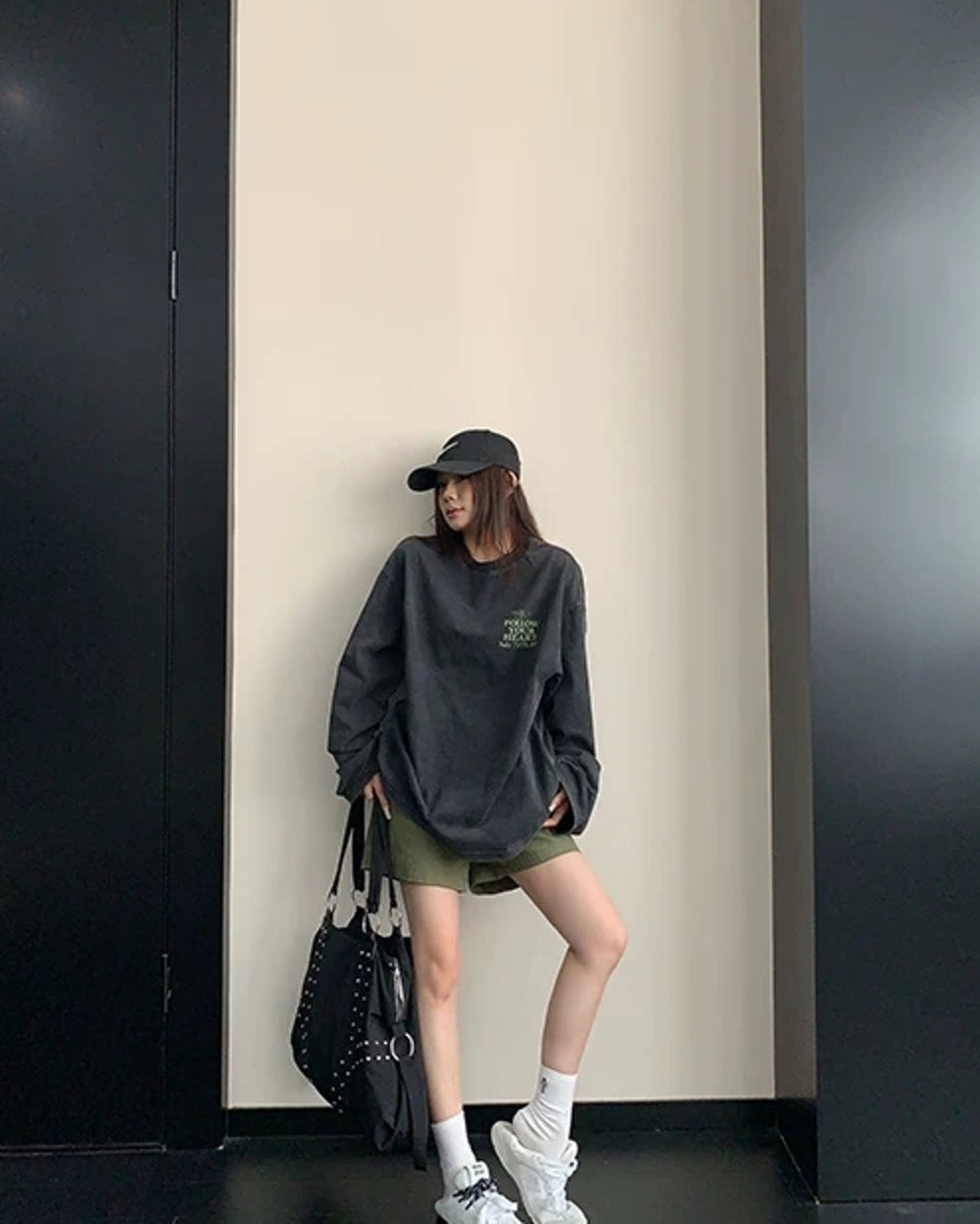 バックプリントロングTシャツ SL988