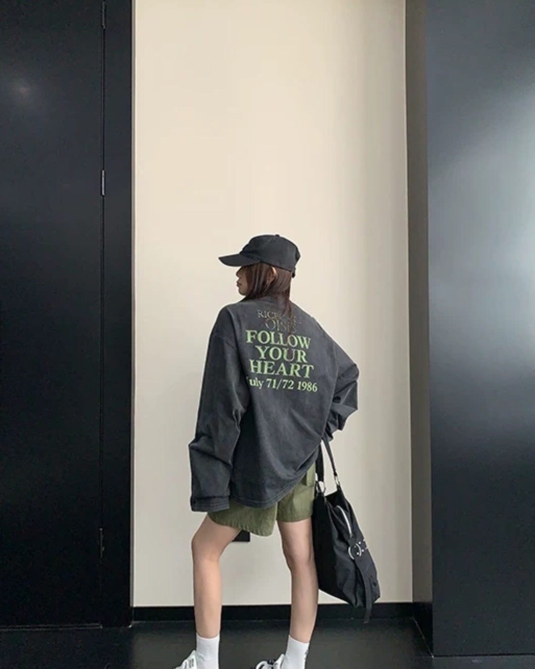 バックプリントロングTシャツ SL988
