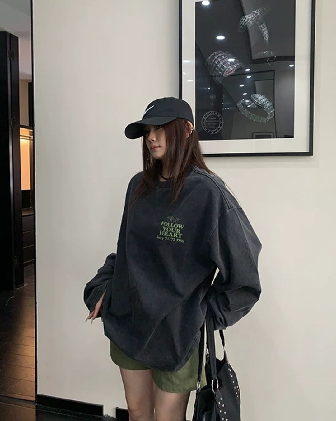 バックプリントロングTシャツ SL988