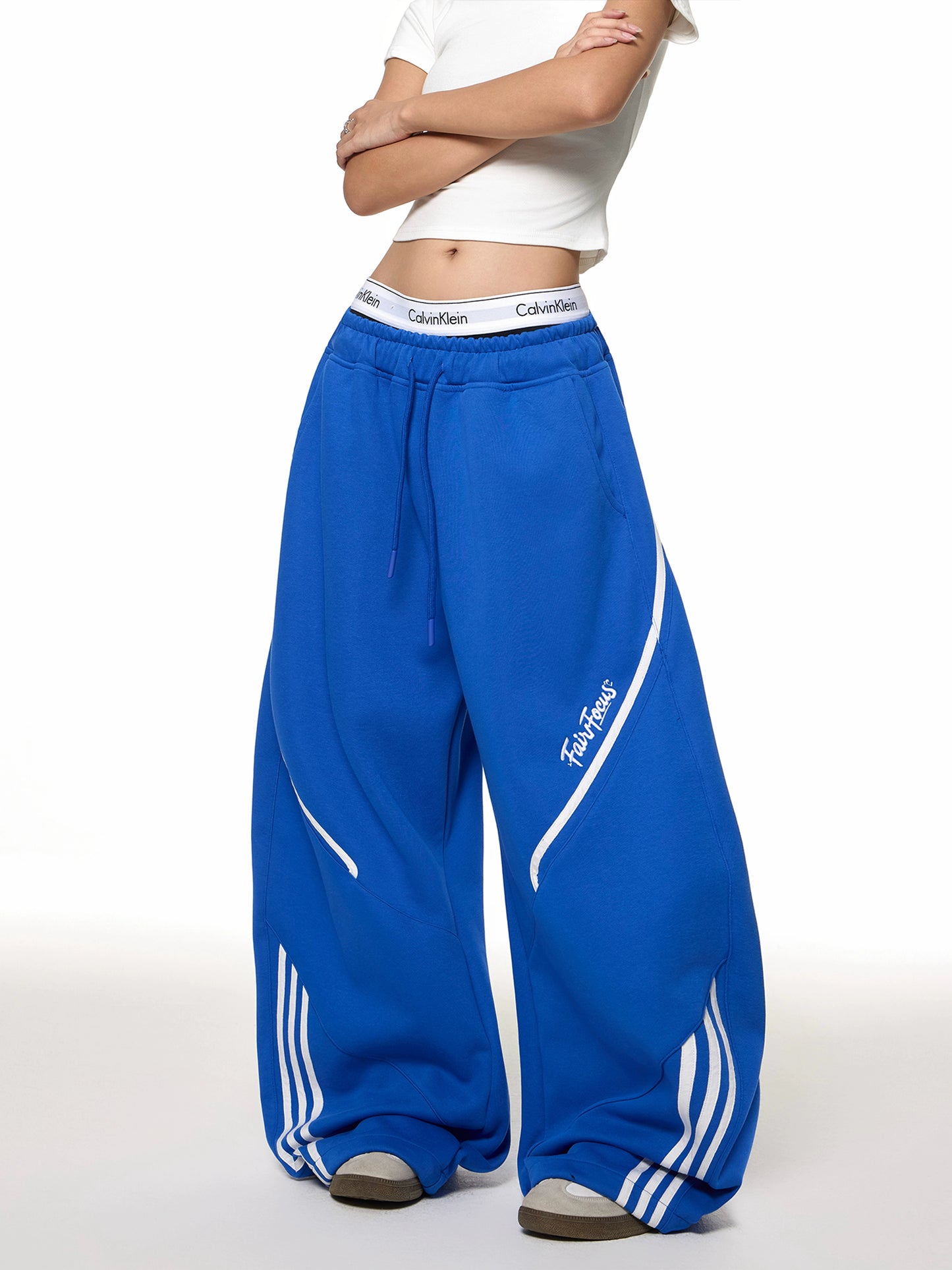 サイドラインワイドイージーパンツ SL807