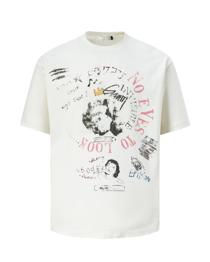 プリントデザインTシャツ SL943