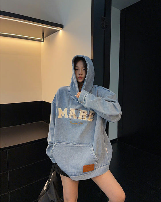 ヴィンテージ加工フーディ