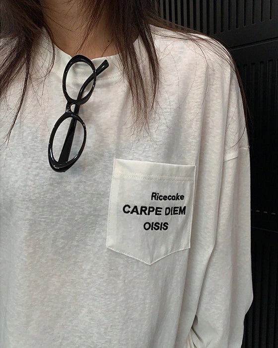 ミニマル長袖Tシャツ