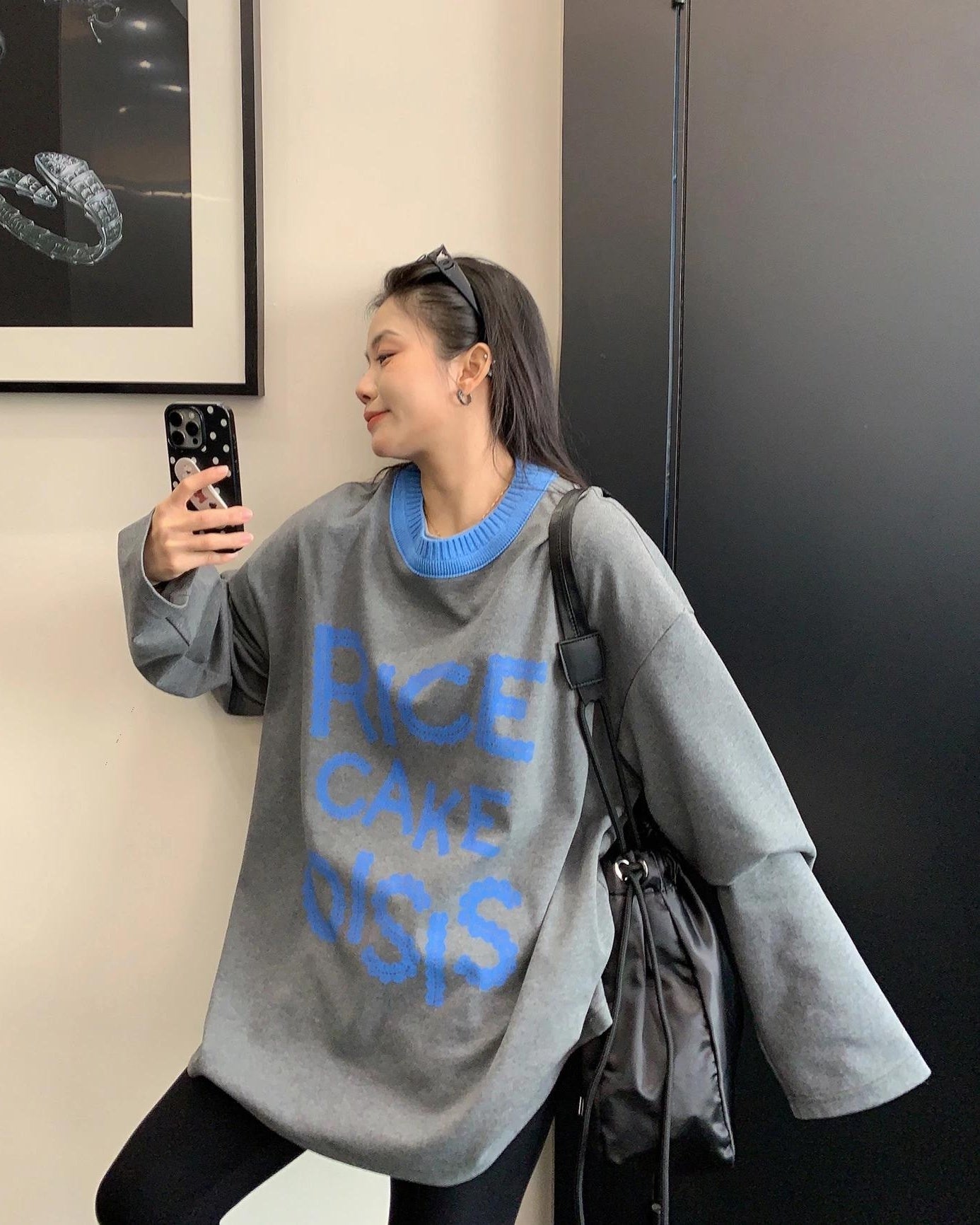 コントラストレースロゴカットソー SL843