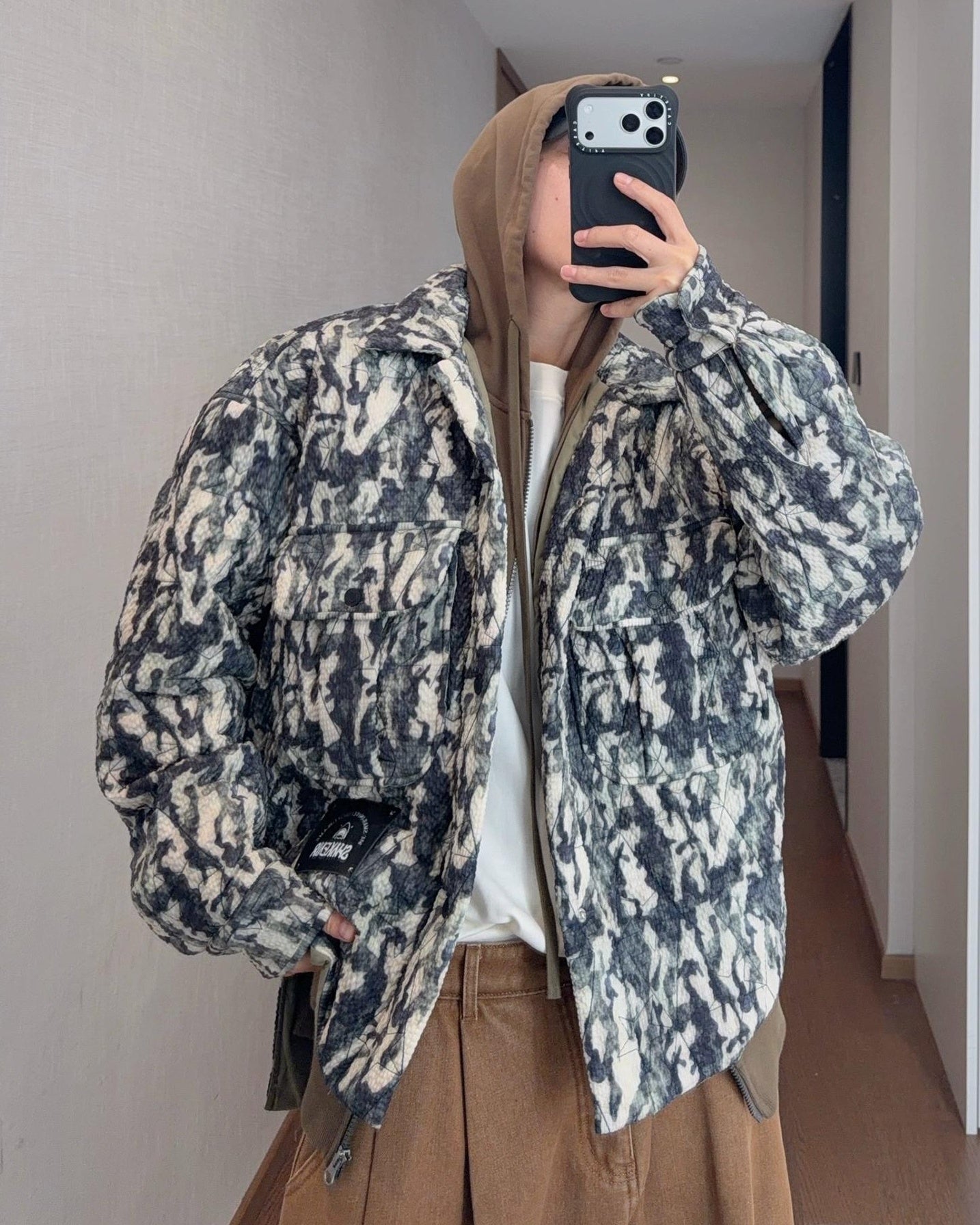 東洋 L 迷彩 キルティングジャケット 東洋 L 迷彩 キルティングジャケット