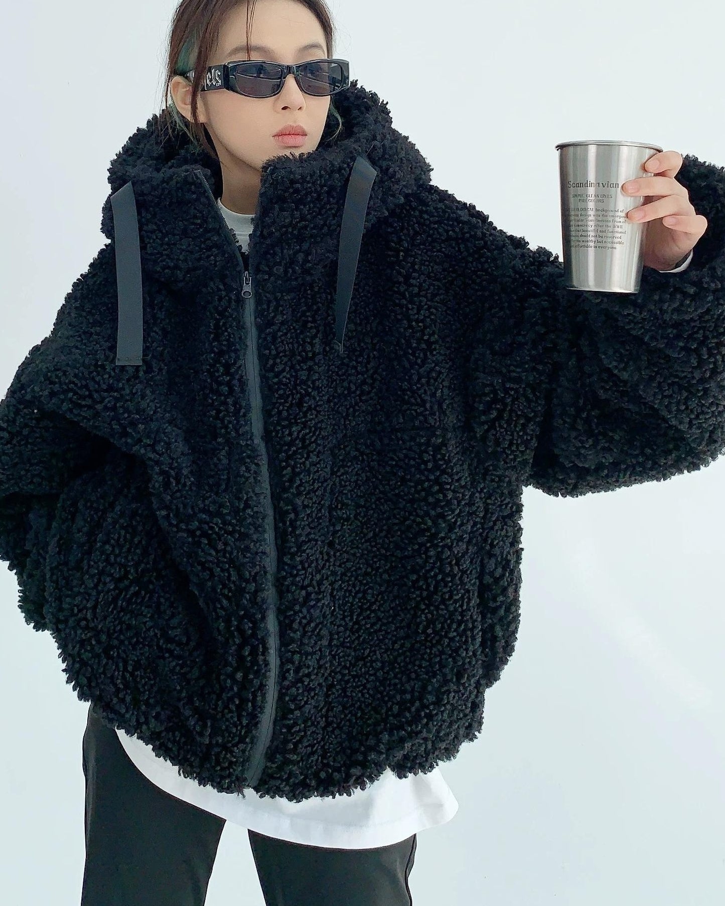 ボアジップアップパーカー SL824