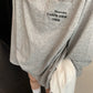 ミニマル長袖Tシャツ