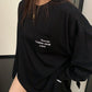 ミニマル長袖Tシャツ
