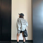 ダメージグラデーションクルーネックスウェット