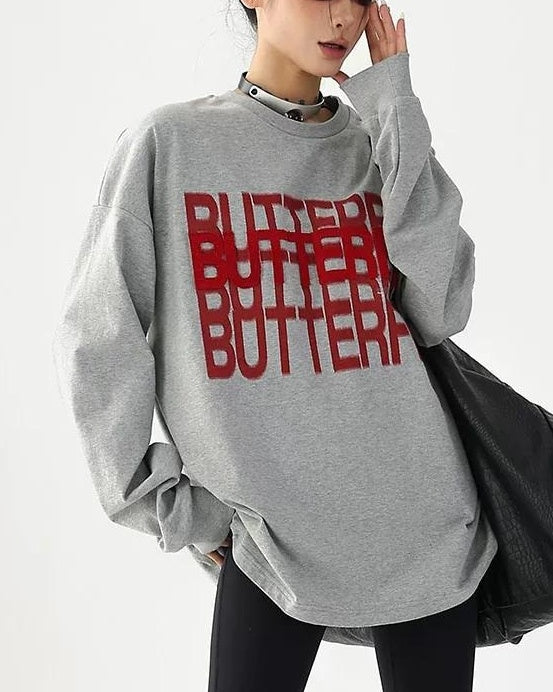 メニーロゴデザインロングＴシャツ SL846