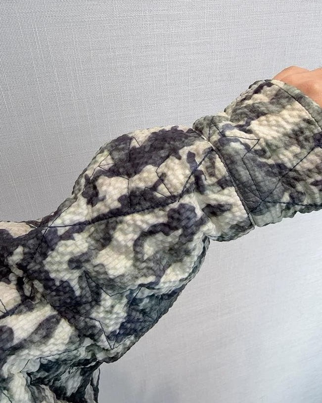 カモフラージュキルティングジャケット M037