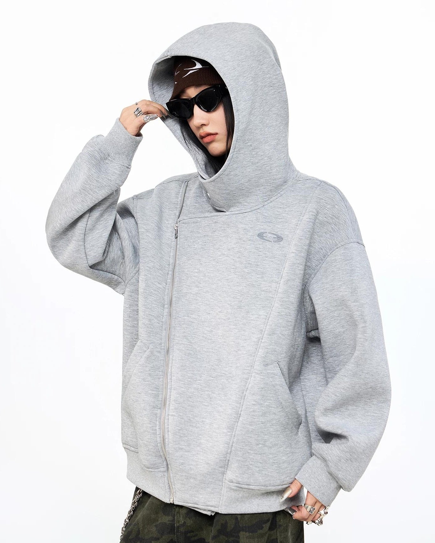 ダイアゴナルジッパージャケット SL844