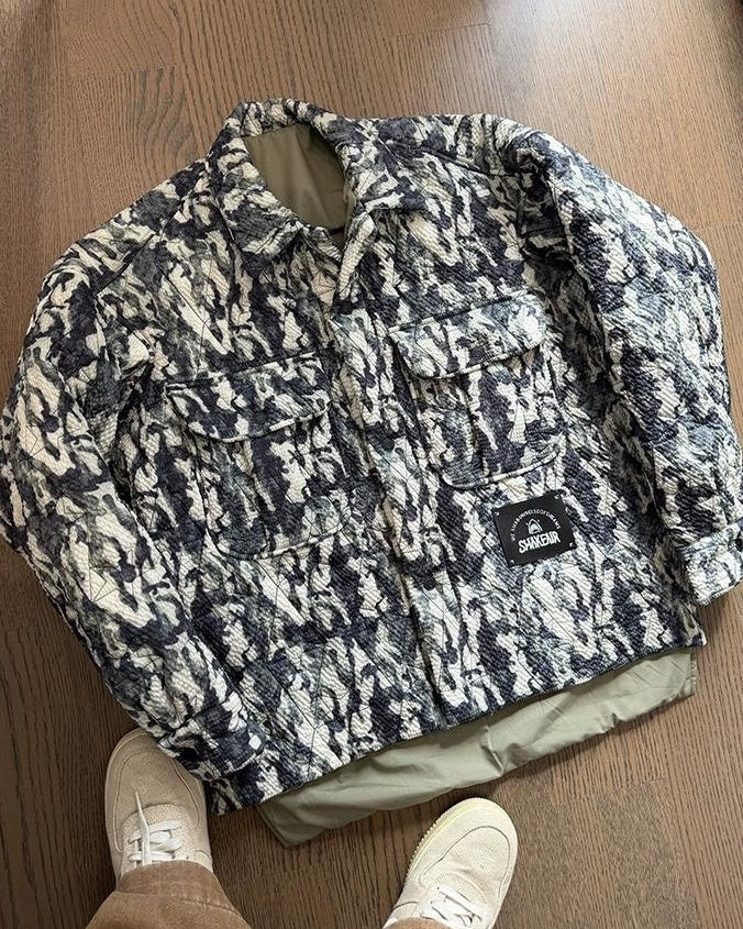 カモフラージュキルティングジャケット M037